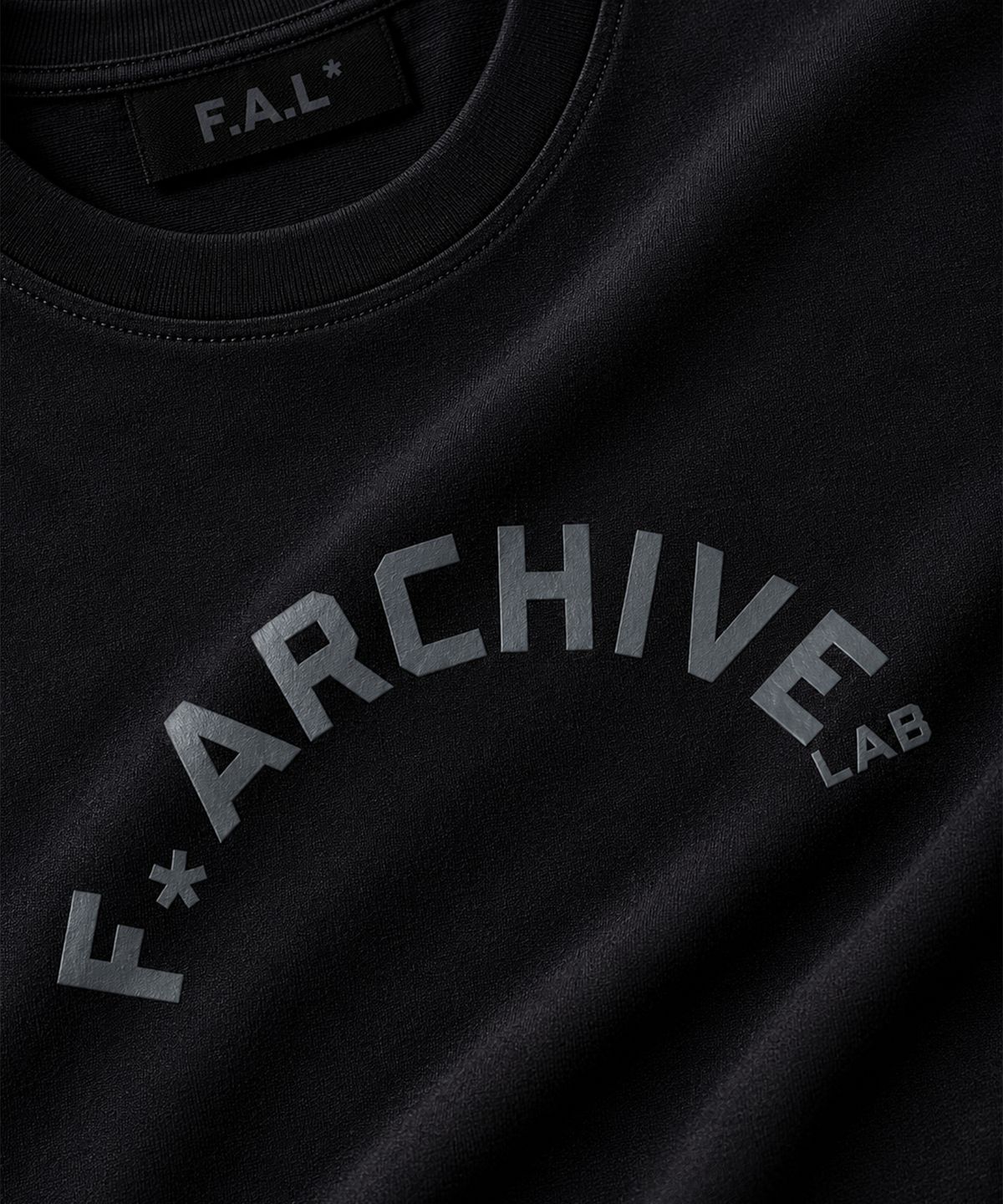 프론트아카이브랩(FRONT ARCHIVE LAB) ARCH 헤비웨이트 반팔 티셔츠 [블랙]
