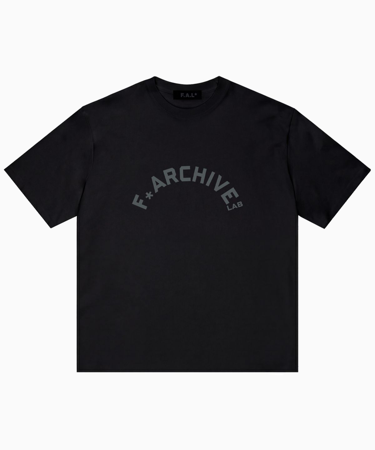 프론트아카이브랩(FRONT ARCHIVE LAB) ARCH 헤비웨이트 반팔 티셔츠 [블랙]