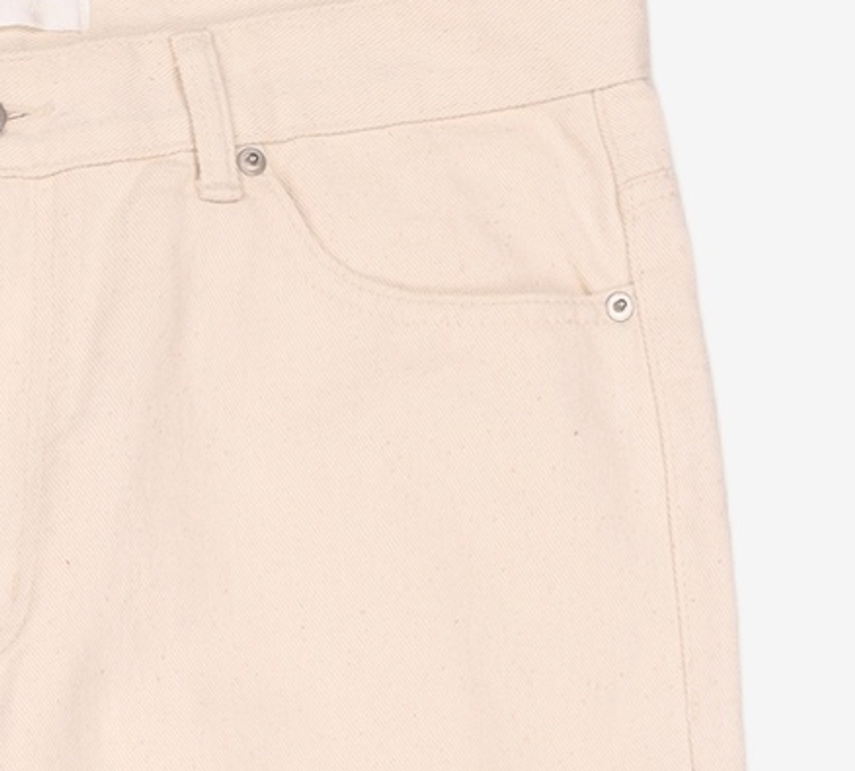 오더아카이브(ORDER ARCHIVE) Minimal wide jeans - 내츄럴크림진 32