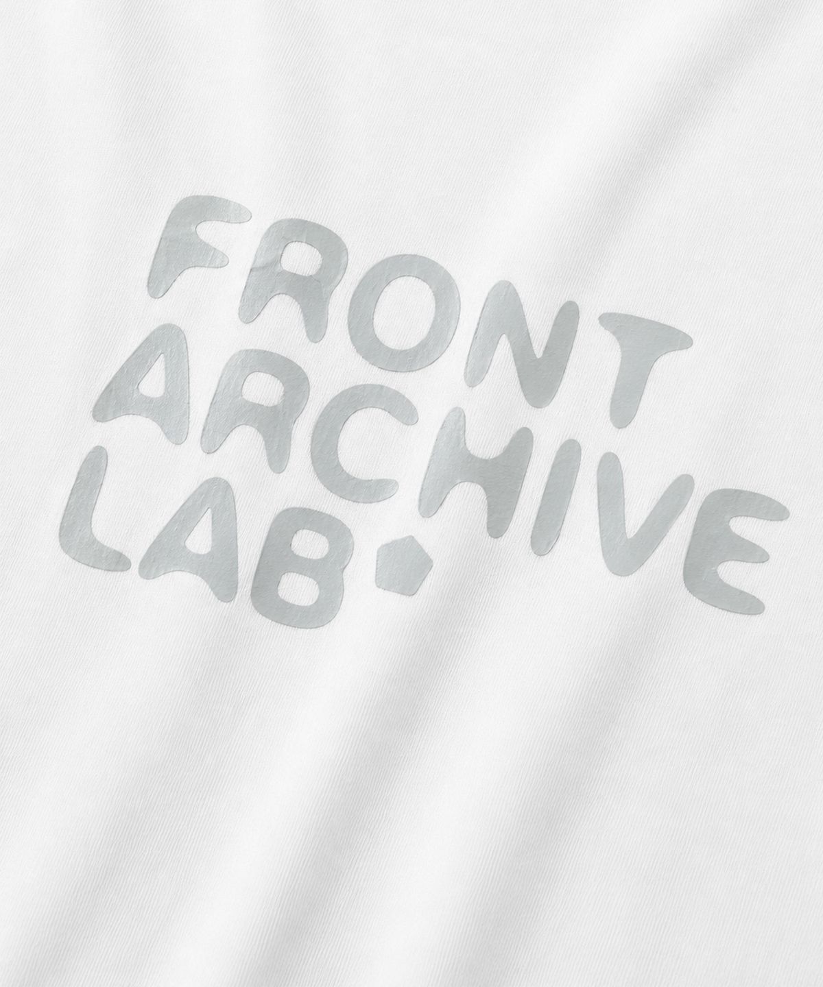 프론트아카이브랩(FRONT ARCHIVE LAB) BLUR 오버핏 반팔 티셔츠 [화이트]