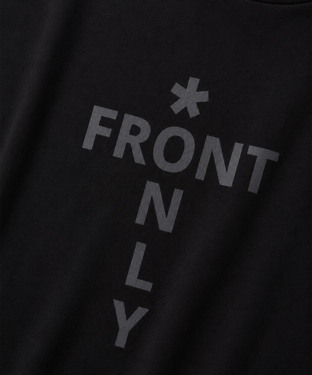 프론트아카이브랩(FRONT ARCHIVE LAB) CROSS 오버핏 반팔 티셔츠 [블랙]