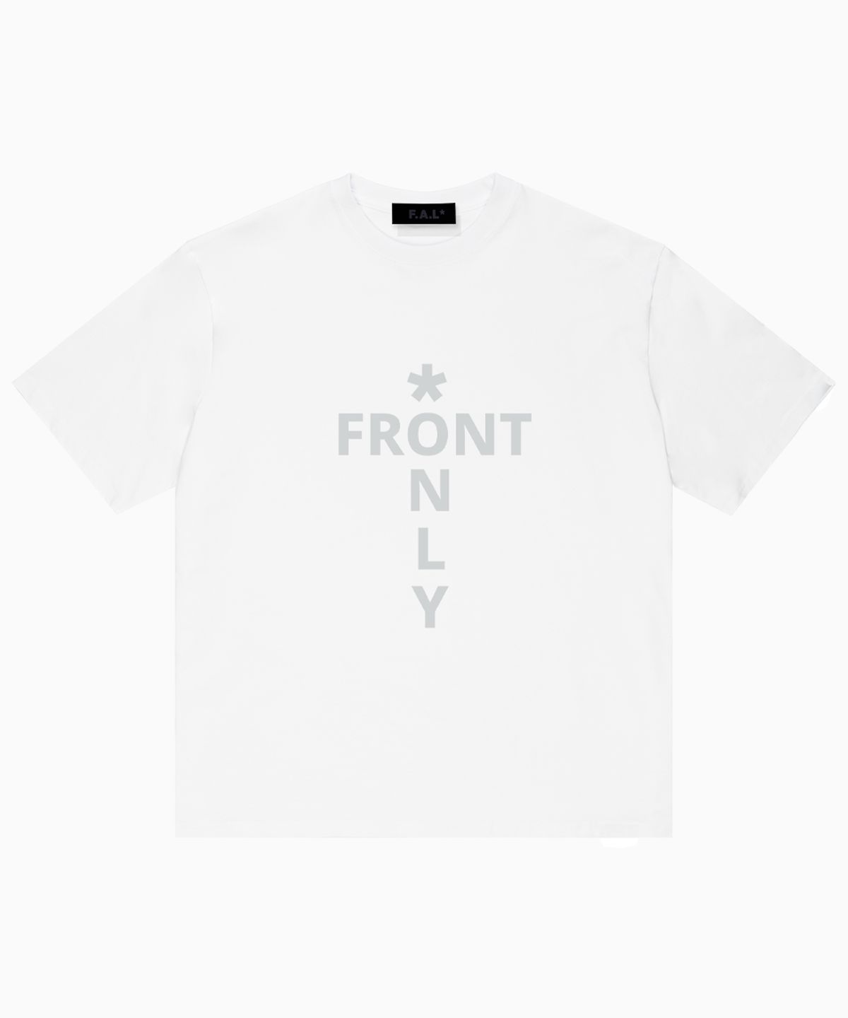 프론트아카이브랩(FRONT ARCHIVE LAB) CROSS 오버핏 반팔 티셔츠 [화이트]