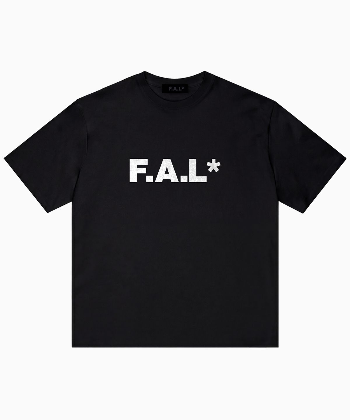프론트아카이브랩(FRONT ARCHIVE LAB) FAL 오버핏 반팔 티셔츠 [블랙]