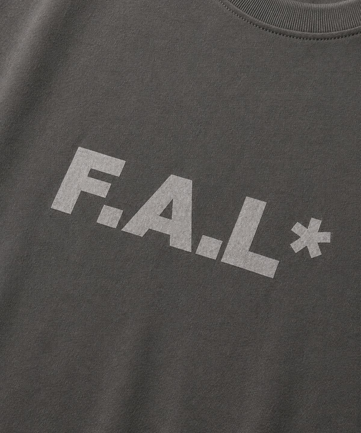 프론트아카이브랩(FRONT ARCHIVE LAB) FAL 오버핏 반팔 티셔츠 [차콜]