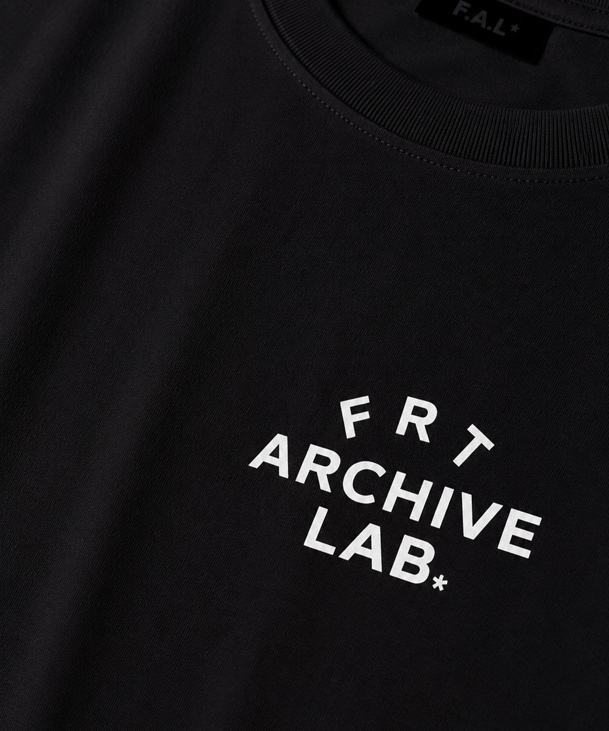 프론트아카이브랩(FRONT ARCHIVE LAB) FRT 오버핏 반팔 티셔츠 [블랙]