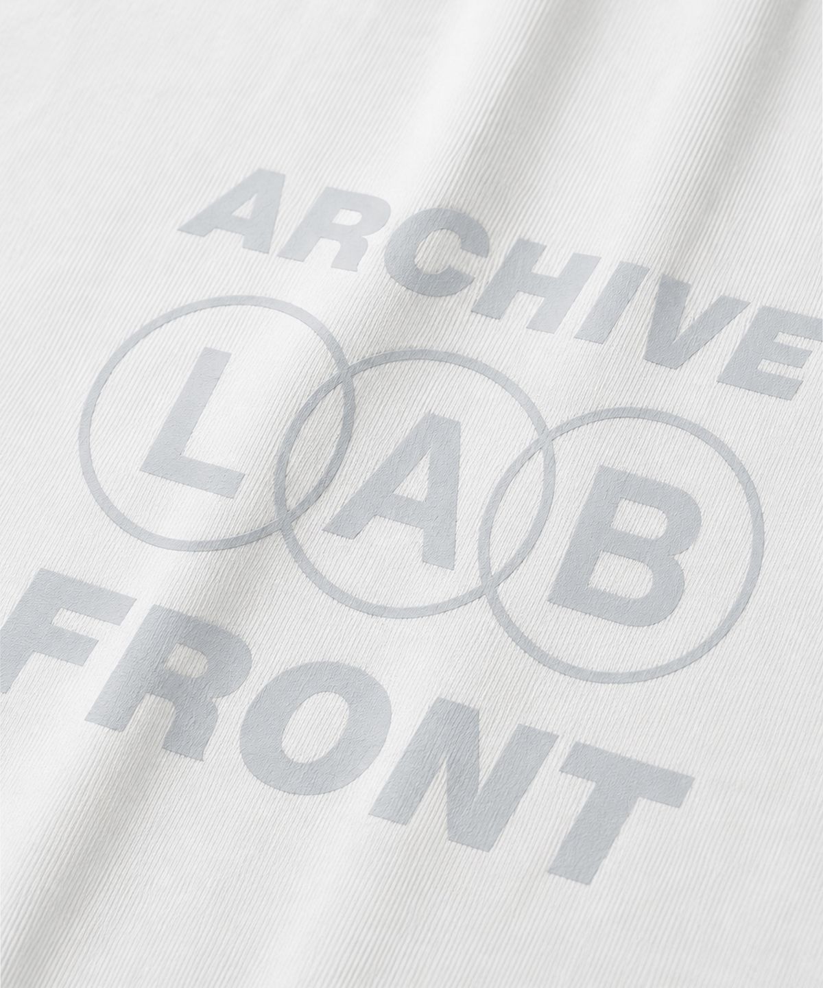 프론트아카이브랩(FRONT ARCHIVE LAB) ARCHIVE 쿨 코튼 반팔 티셔츠 [화이트]