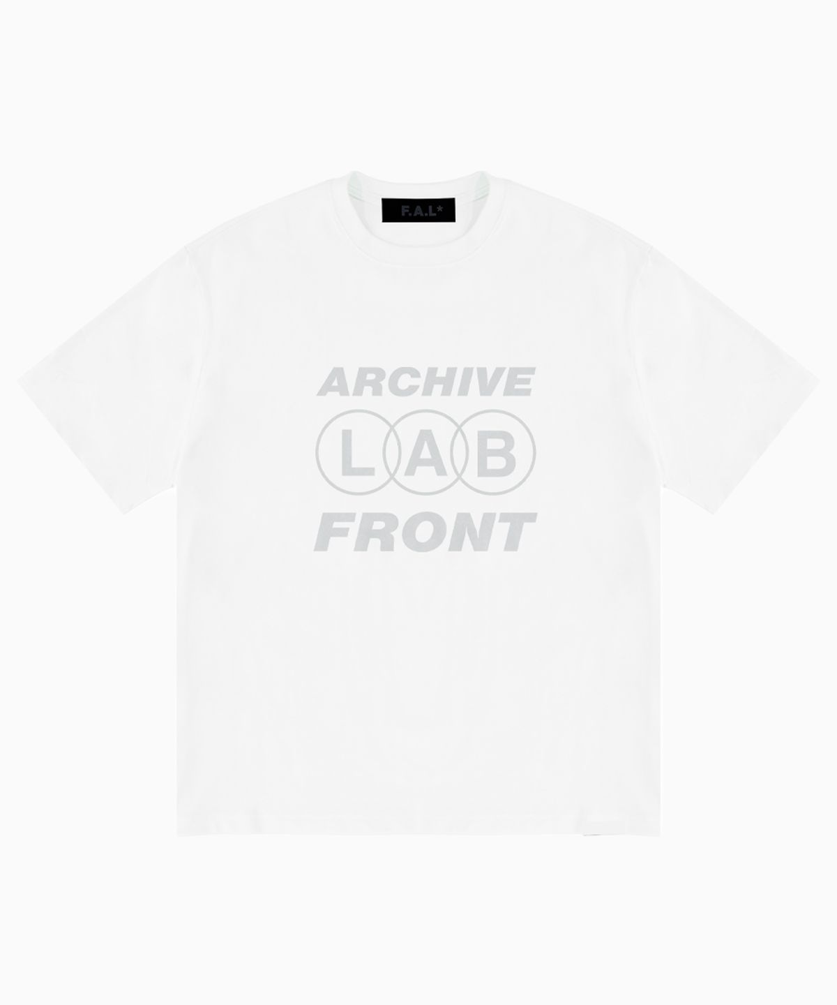 프론트아카이브랩(FRONT ARCHIVE LAB) ARCHIVE 쿨 코튼 반팔 티셔츠 [화이트]