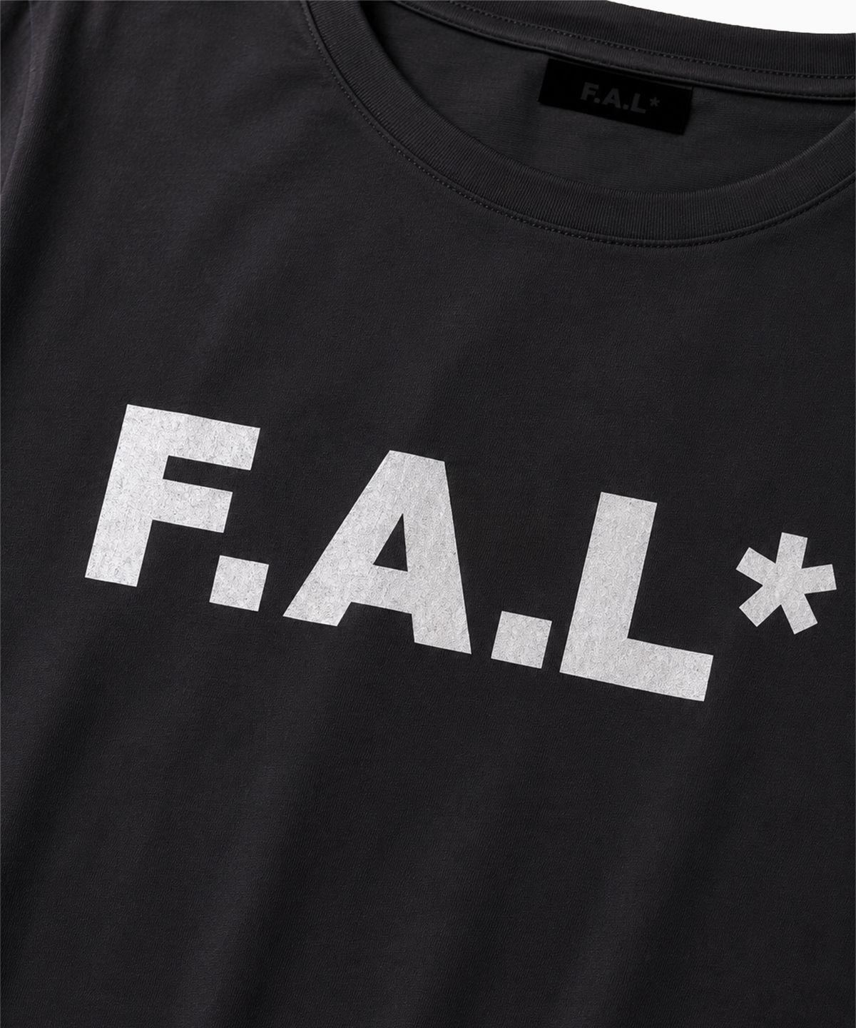 프론트아카이브랩(FRONT ARCHIVE LAB) FAL 우먼 크롭 반팔 티셔츠 [블랙]
