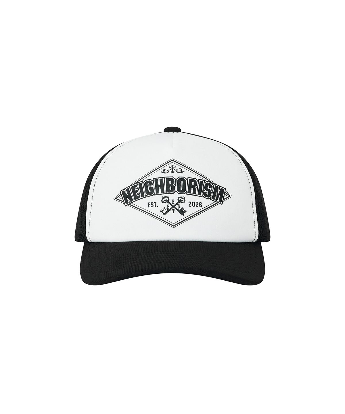 이우트(EEUT) NEIGHBORISM TRUCKER CAP / BLACK