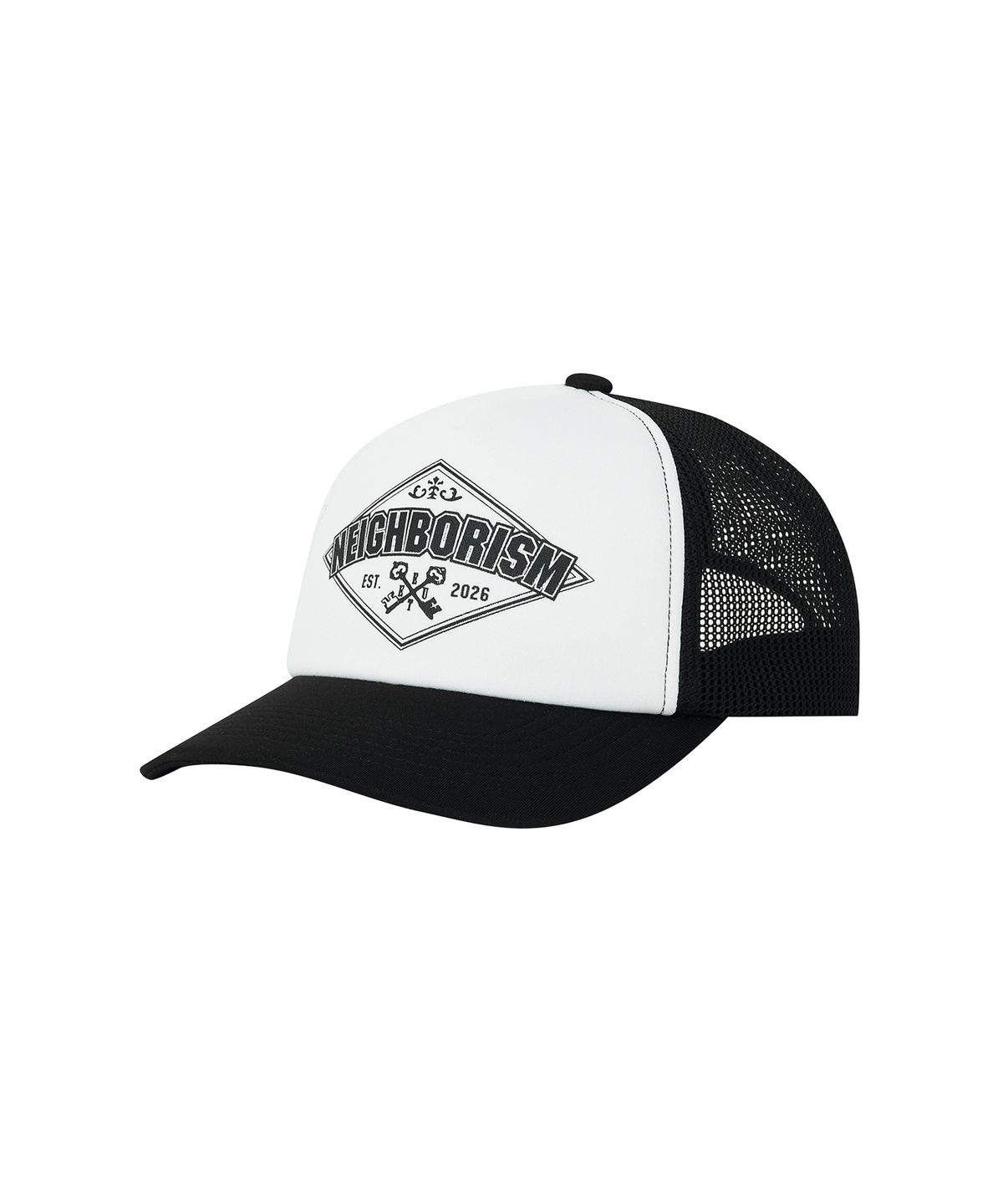 이우트(EEUT) NEIGHBORISM TRUCKER CAP / BLACK