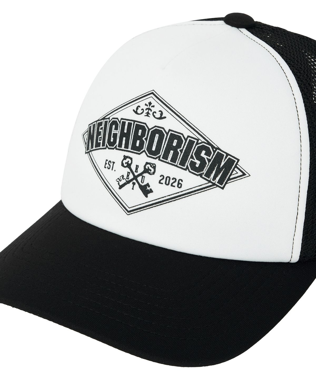 이우트(EEUT) NEIGHBORISM TRUCKER CAP / BLACK