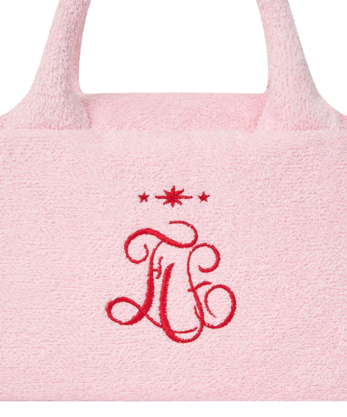 이우트(EEUT) TERRY MINI TOTE BAG / LIGHT PINK