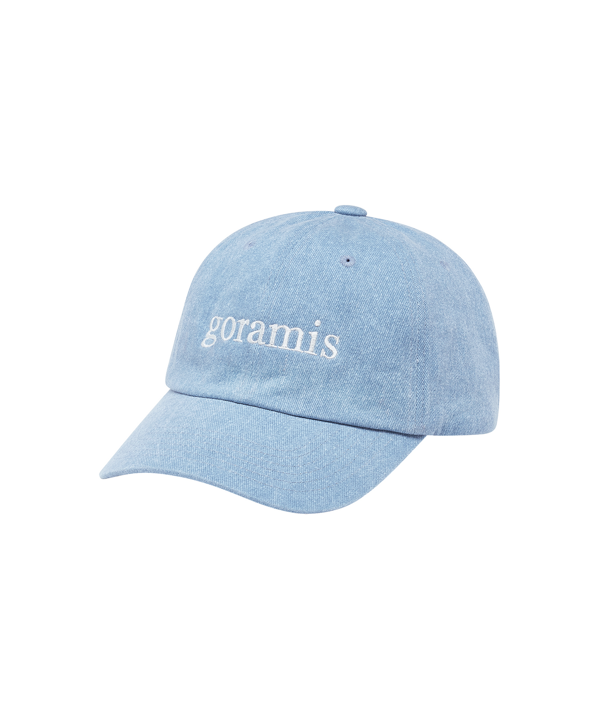고라미스(GORAMIS) 세리프 로고 볼 캡 [LIGHT BLUE]