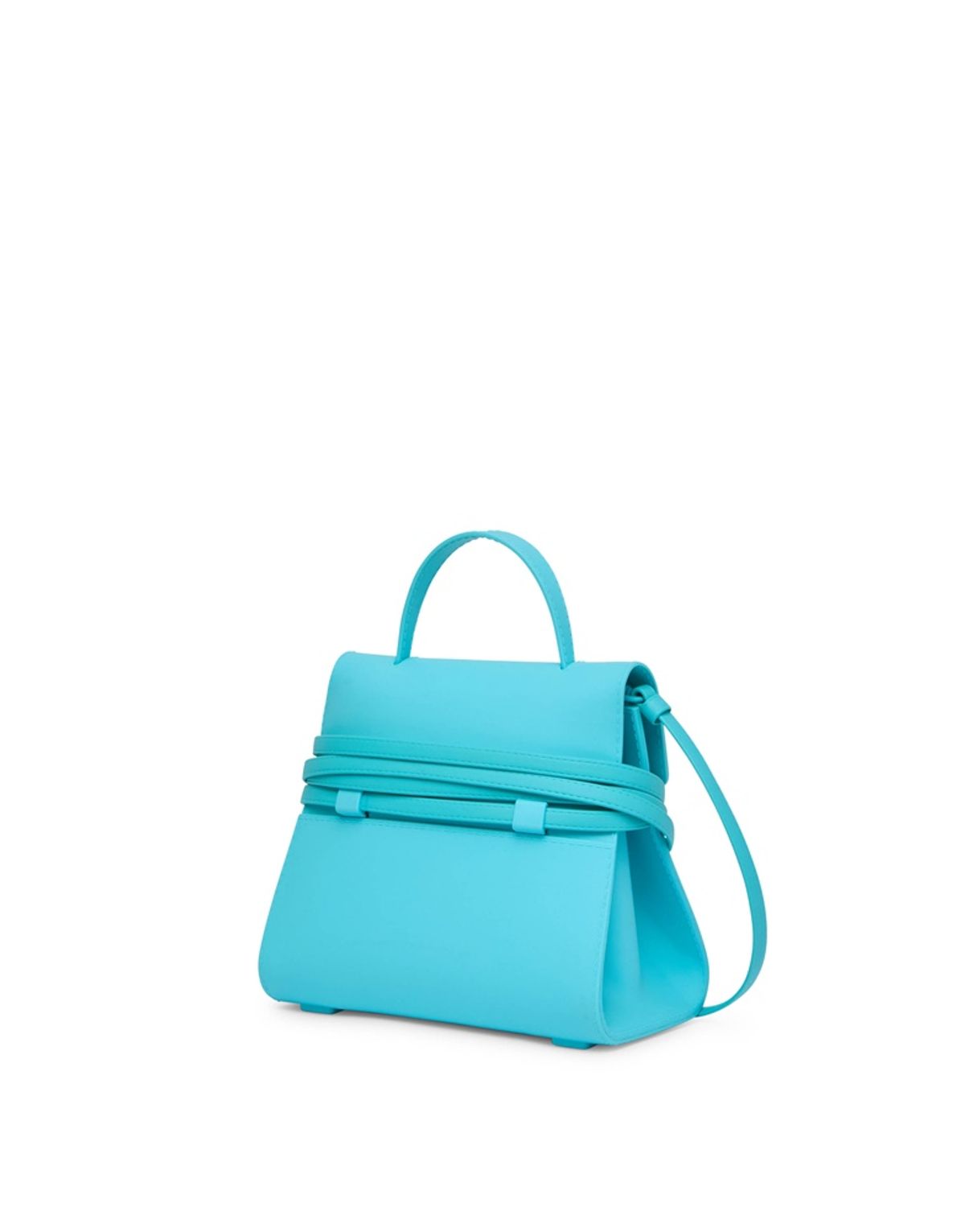 모스키노(MOSCHINO) 타이 미 실리콘 스몰 핸드백 BLUE
