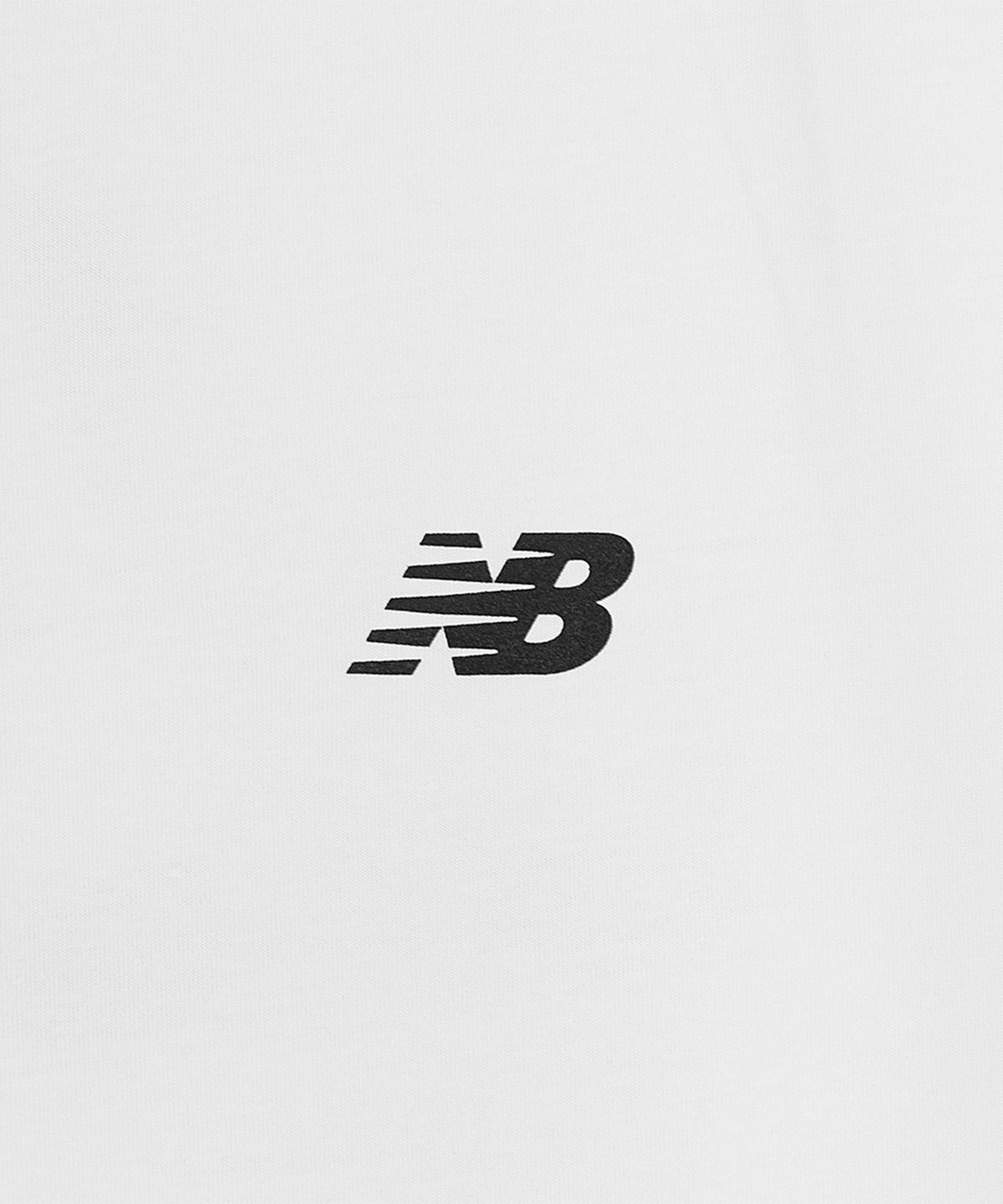 뉴발란스(NEW BALANCE) NBNEGCO201 / UNI 에센셜 스몰로고 반팔티 (WHITE)