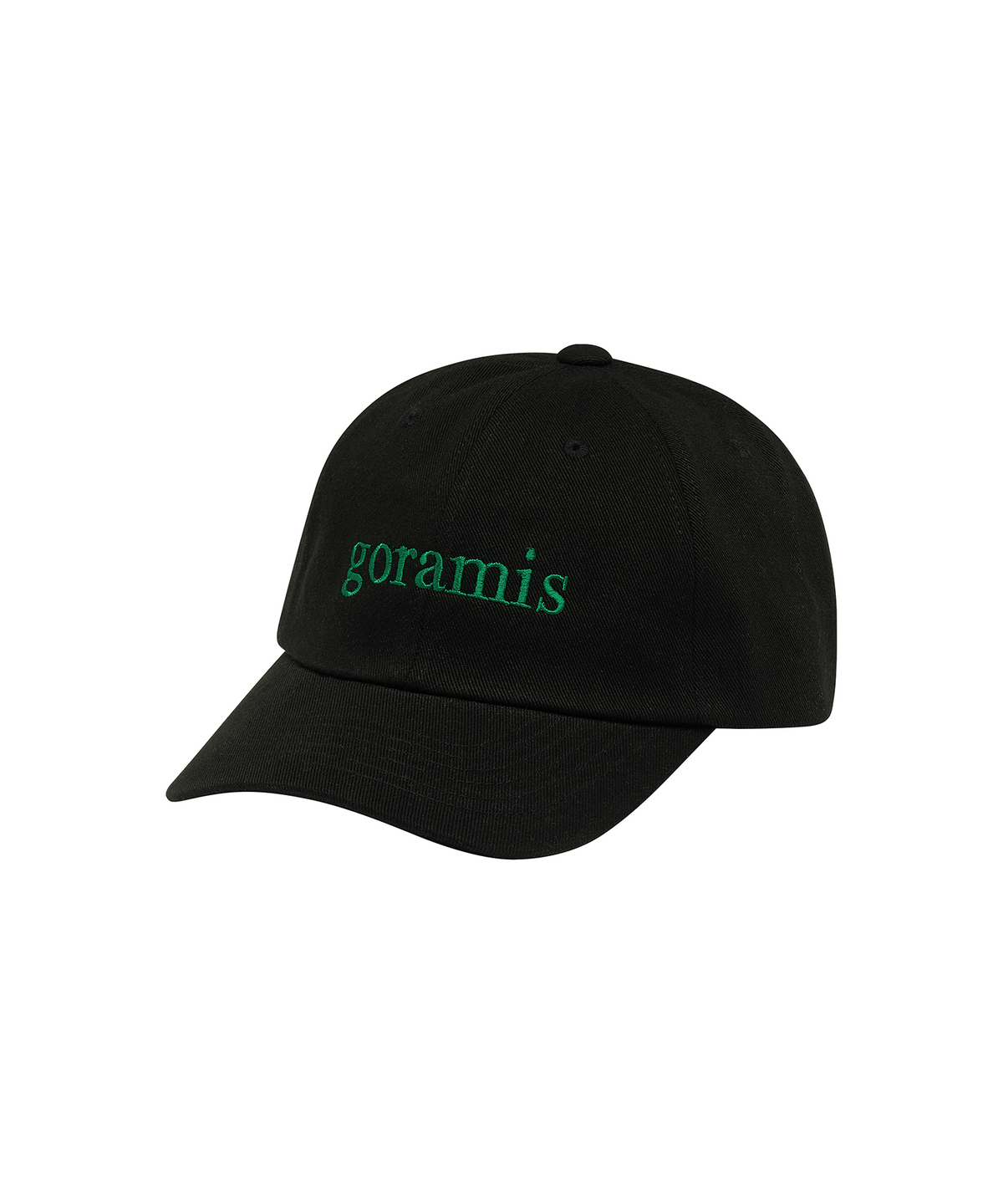 고라미스(GORAMIS) 세리프 로고 볼 캡 [BLACK]