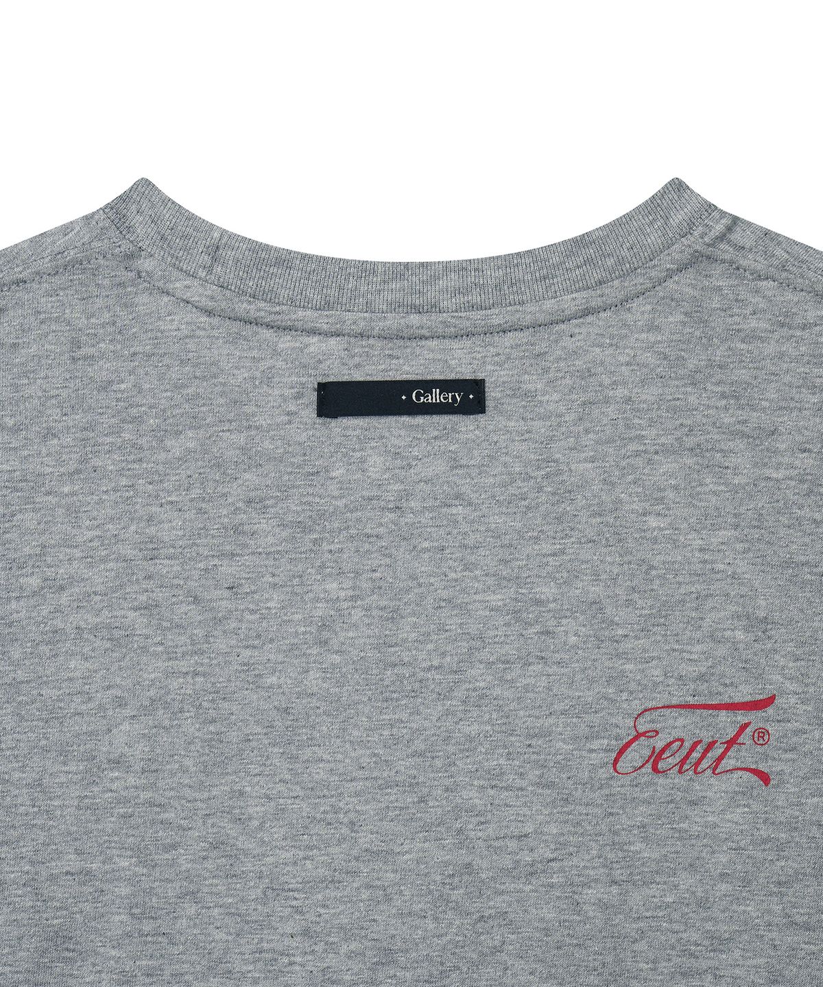 이우트(EEUT) BW PHOTO GALLERY T-SHIRT / MELANGE GRAY