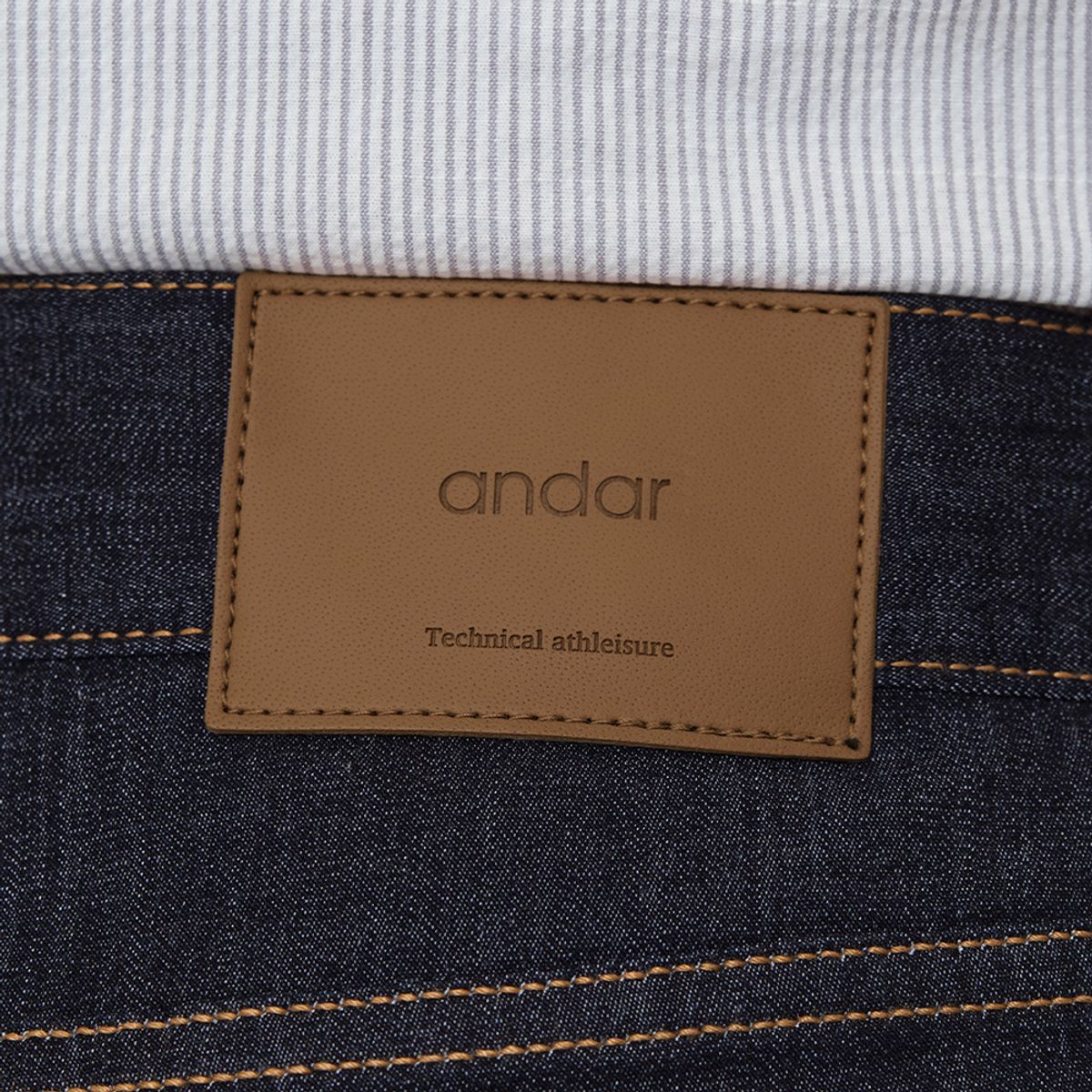 안다르(ANDAR) 아이스 에어데님 맨즈 하프 팬츠