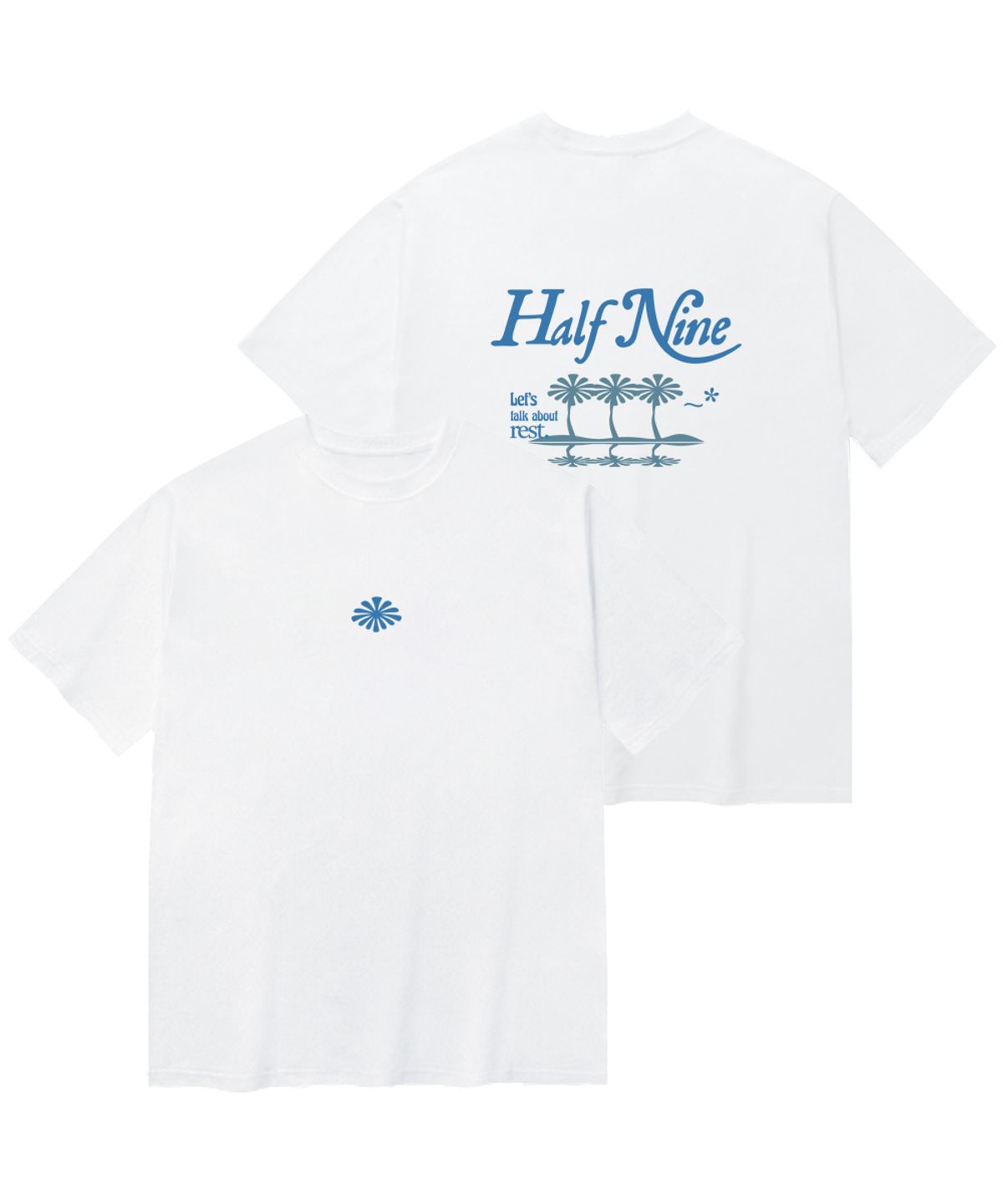 하프나인(HALFNINE) 반사 반팔 티셔츠 I06BRD_HBX11341