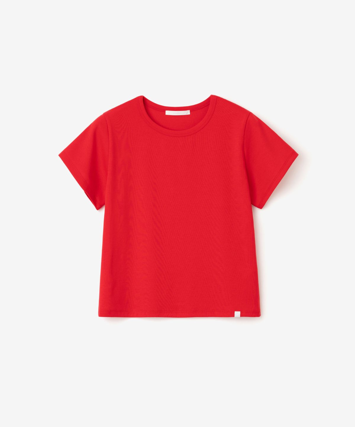이어닝(YEARNING) ESSENTIAL RIB SLIM TEE, RED