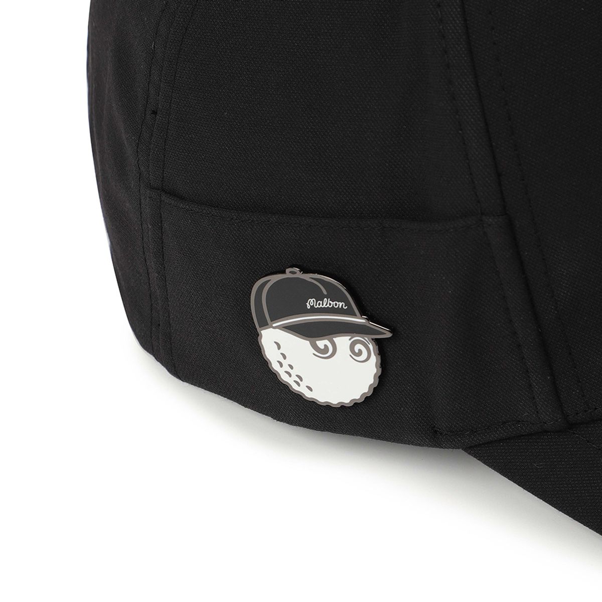 말본 골프(MALBON GOLF) 사이드 패널 볼마커 볼캡 BLACK (MAN)