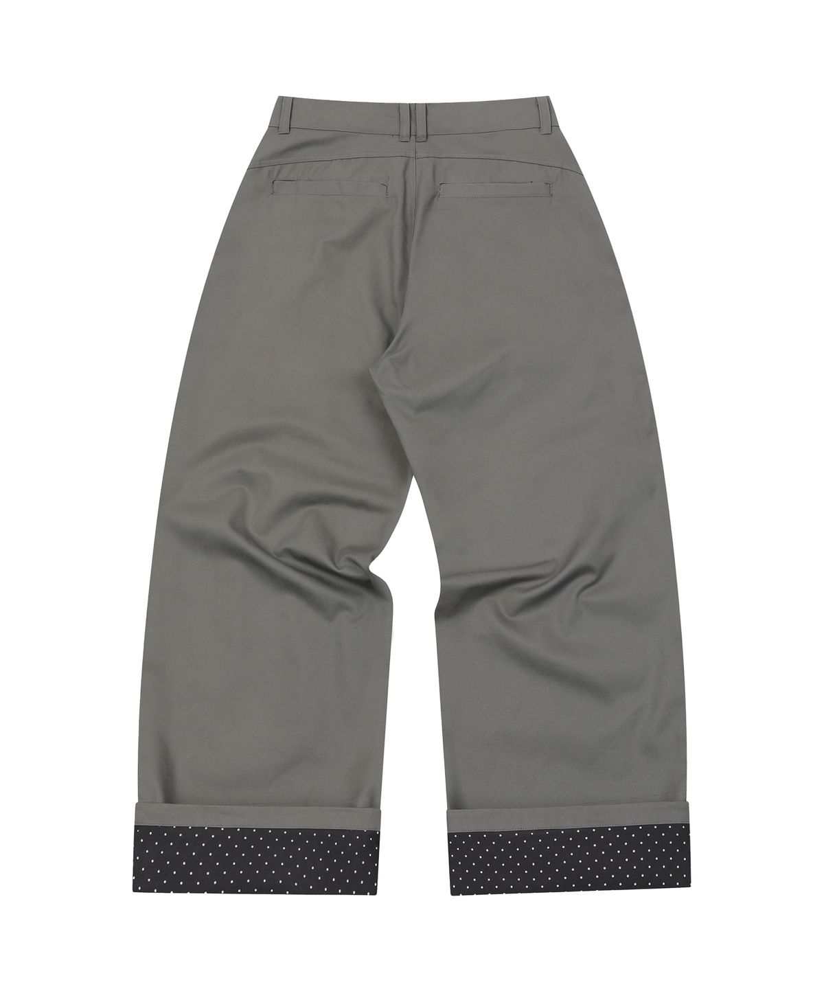 에스이에스티(S'EST) Dot Roll-up Pants Gray