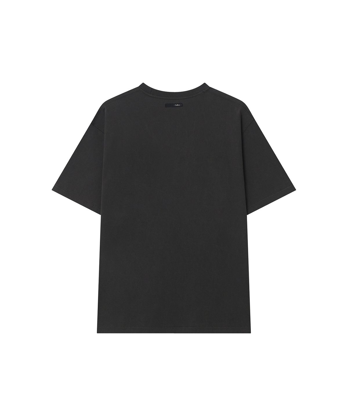 이우트(EEUT) FALLEN LEAVES GALLERY T-SHIRT / CHARCOAL