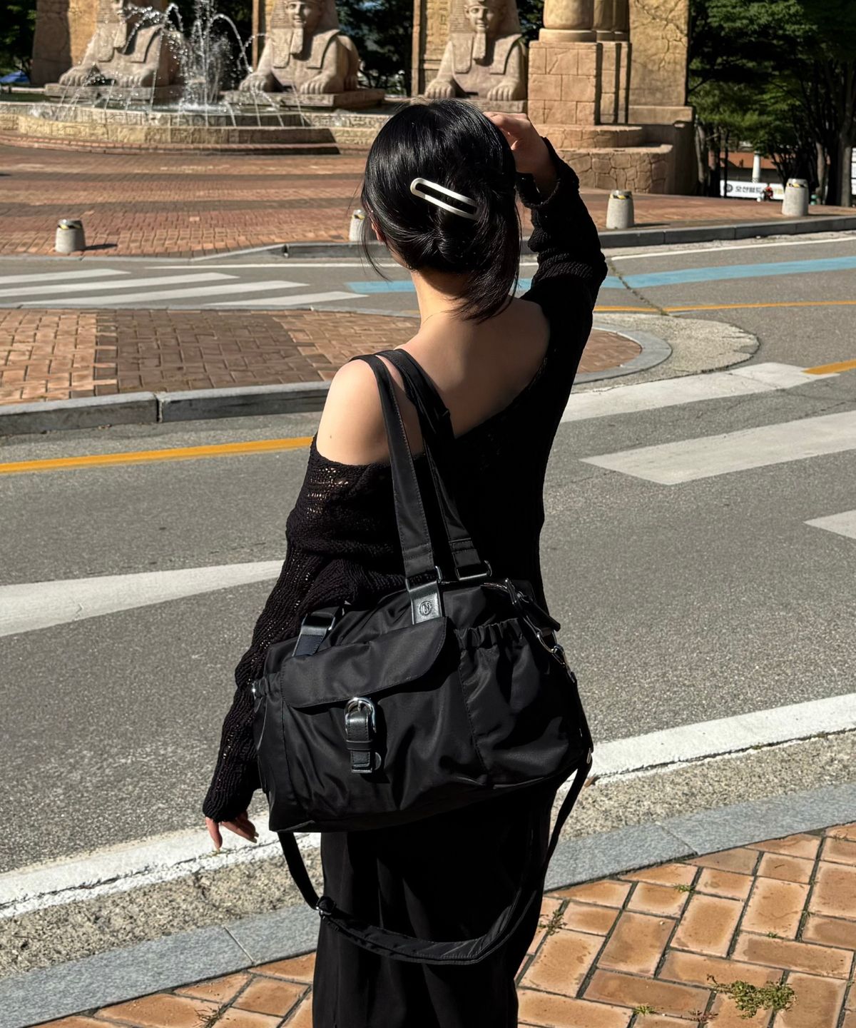 르네오로(LENEORO) 루베노아 숄더 보스턴백