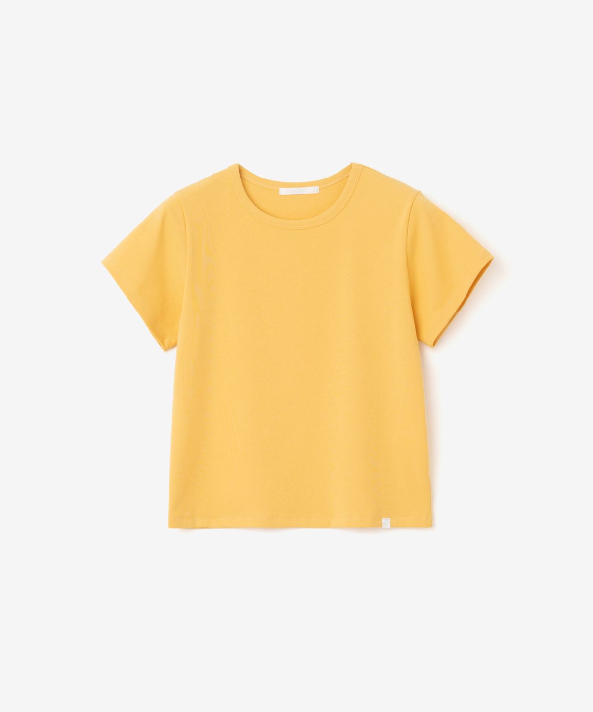 이어닝(YEARNING) ESSENTIAL RIB SLIM TEE, YELLOW