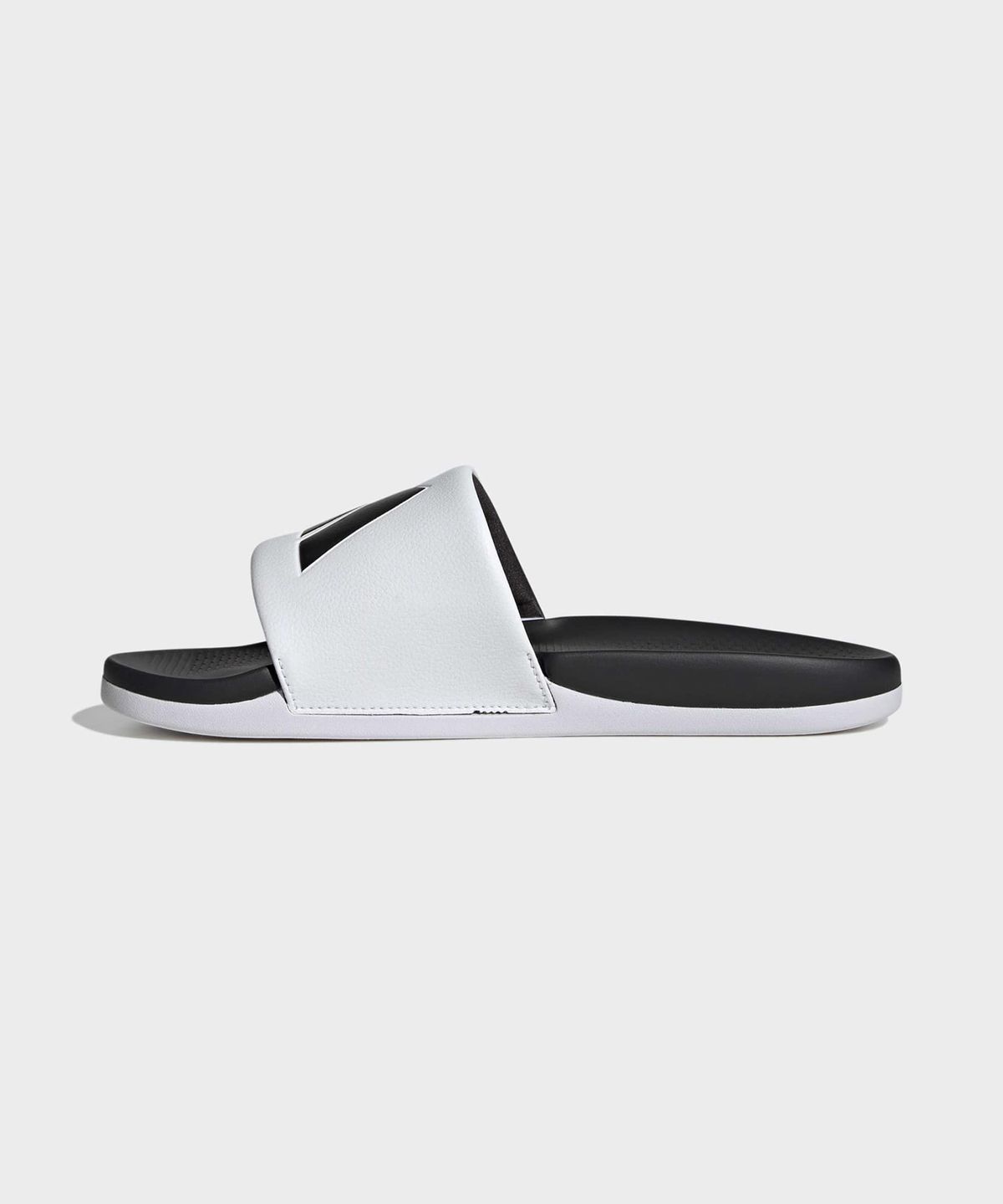 아디다스(ADIDAS) 아딜렛 컴포트 2.0 슬라이드 - 화이트:블랙 / KK2520