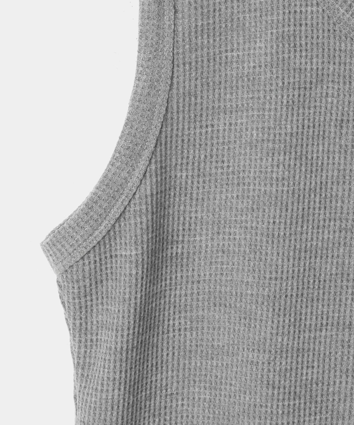 인더스트(INDUST) 리브드 와플 슬리브리스_3COLOR