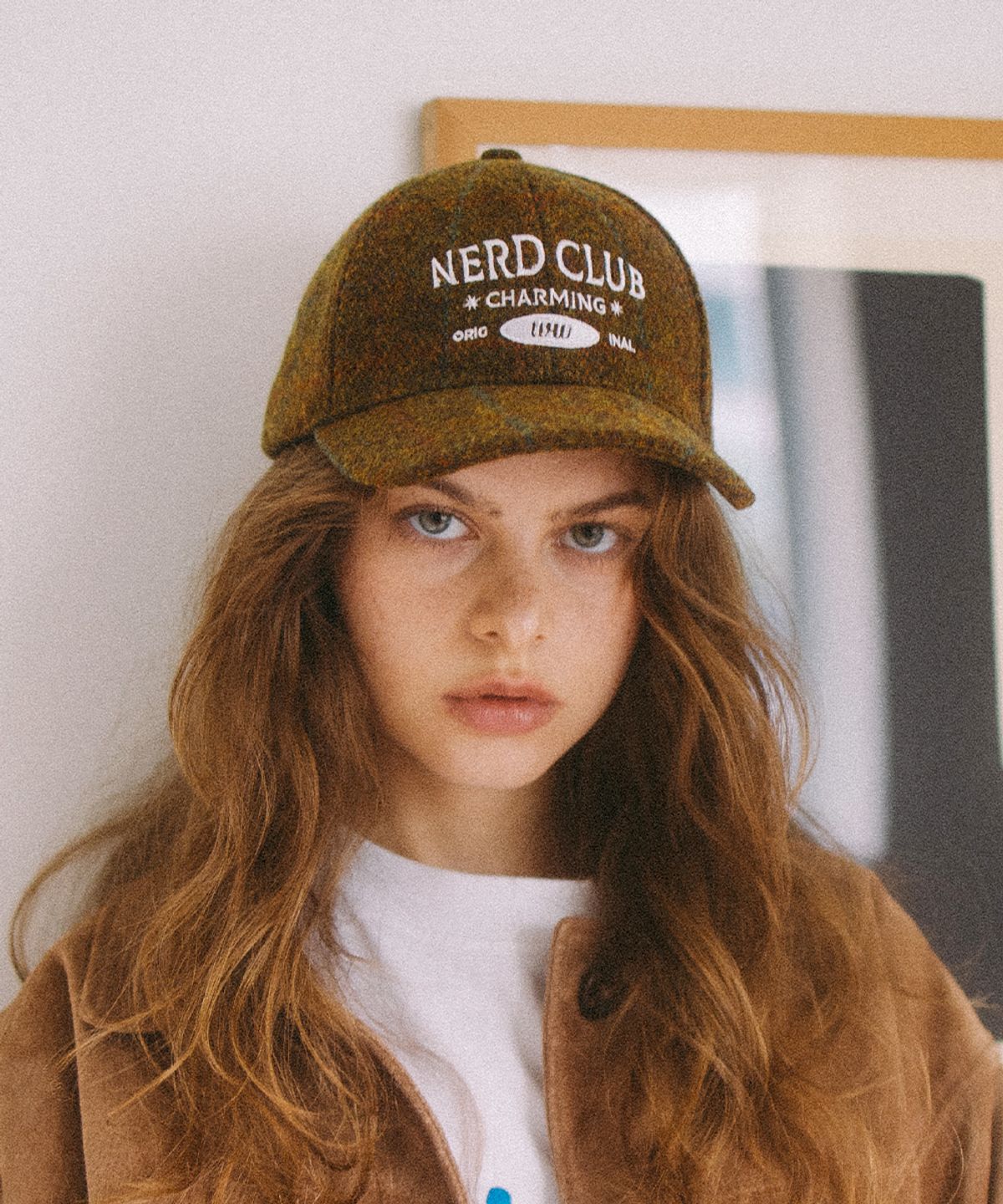 워스워드(WORTHWORD) Nerd Club Wool 볼캡