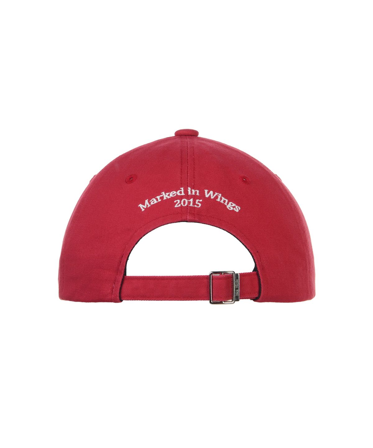 닉앤니콜(NICK&NICOLE) OVAL WAPPEN BALL CAP_RED