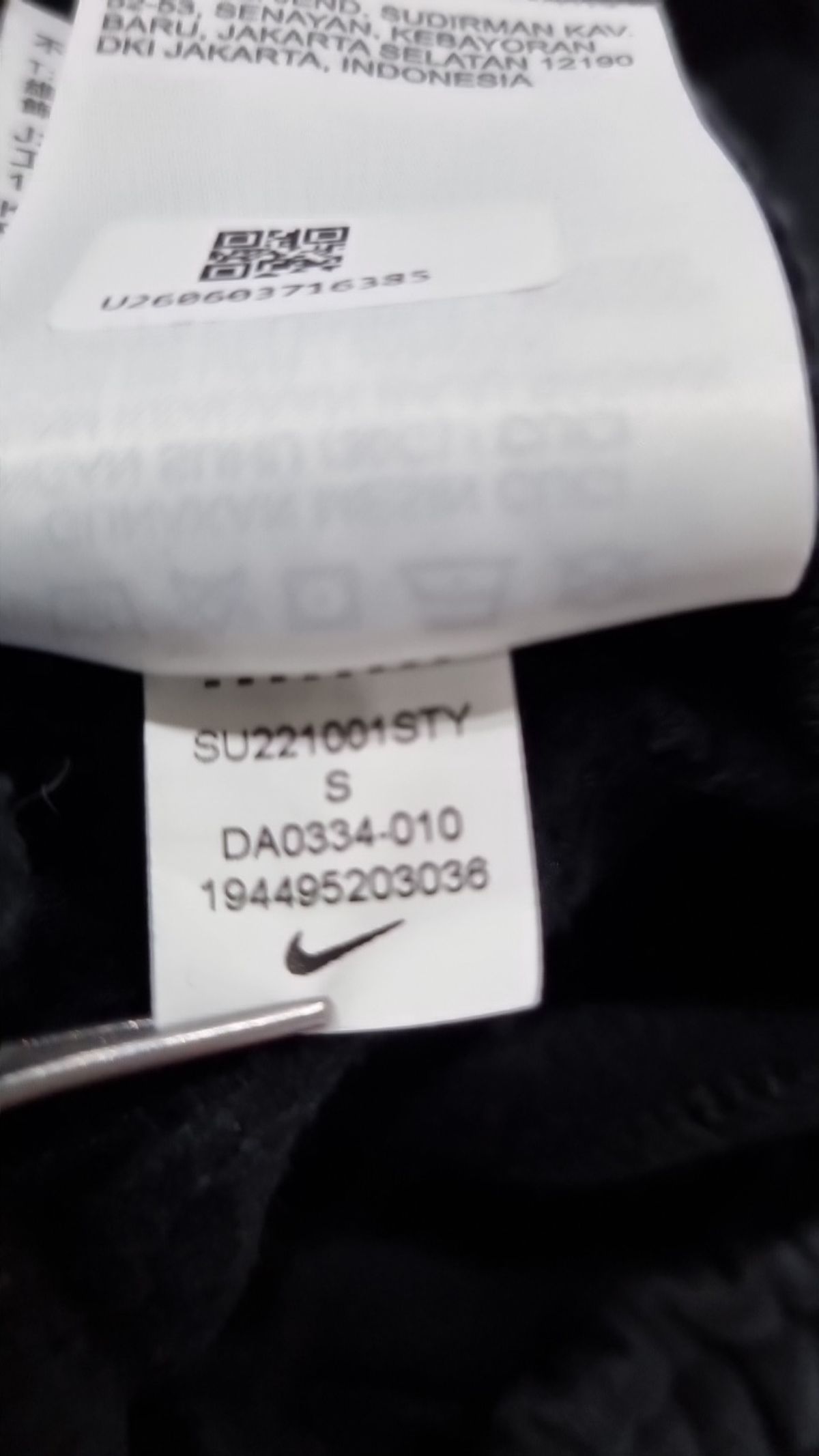 나이키(NIKE) NikeLab 플리스 팬츠 W - 블랙:화이트 / DA0334-010 S