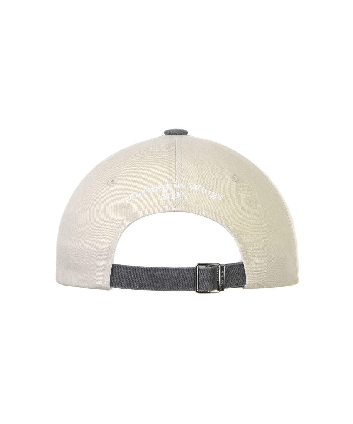 닉앤니콜(NICK&NICOLE) OVAL WAPPEN BALL CAP_TWOTONE CHARCOAL