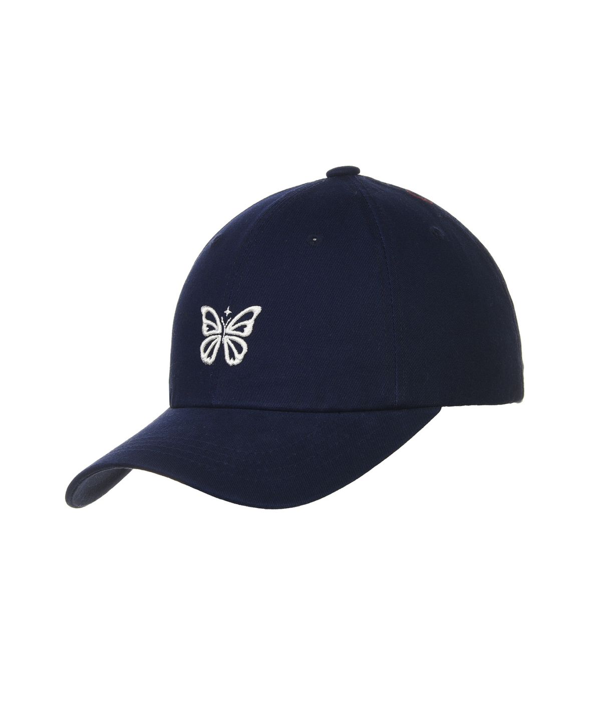 닉앤니콜(NICK&NICOLE) MINI BUTTERFLY BLINK BALL CAP_NAVY CREAM
