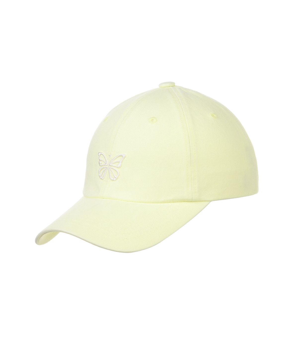 닉앤니콜(NICK&NICOLE) MINI BUTTERFLY BLINK BALL CAP_YELLOW CREAM