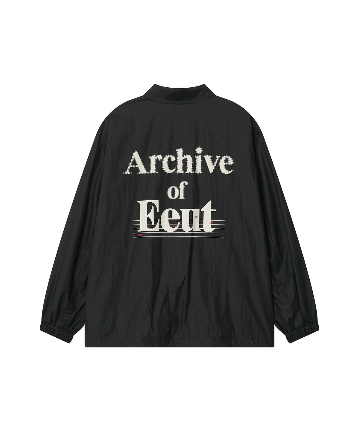 이우트(EEUT) EEUT SHEET COACH JACKET / BLACK