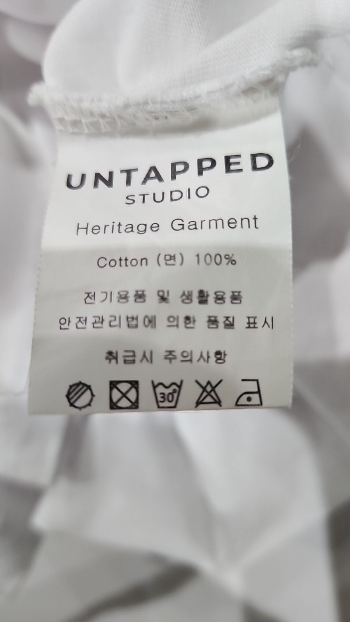 언탭트 스튜디오(UNTAPPED STUDIO) 반소매 티셔츠 XL