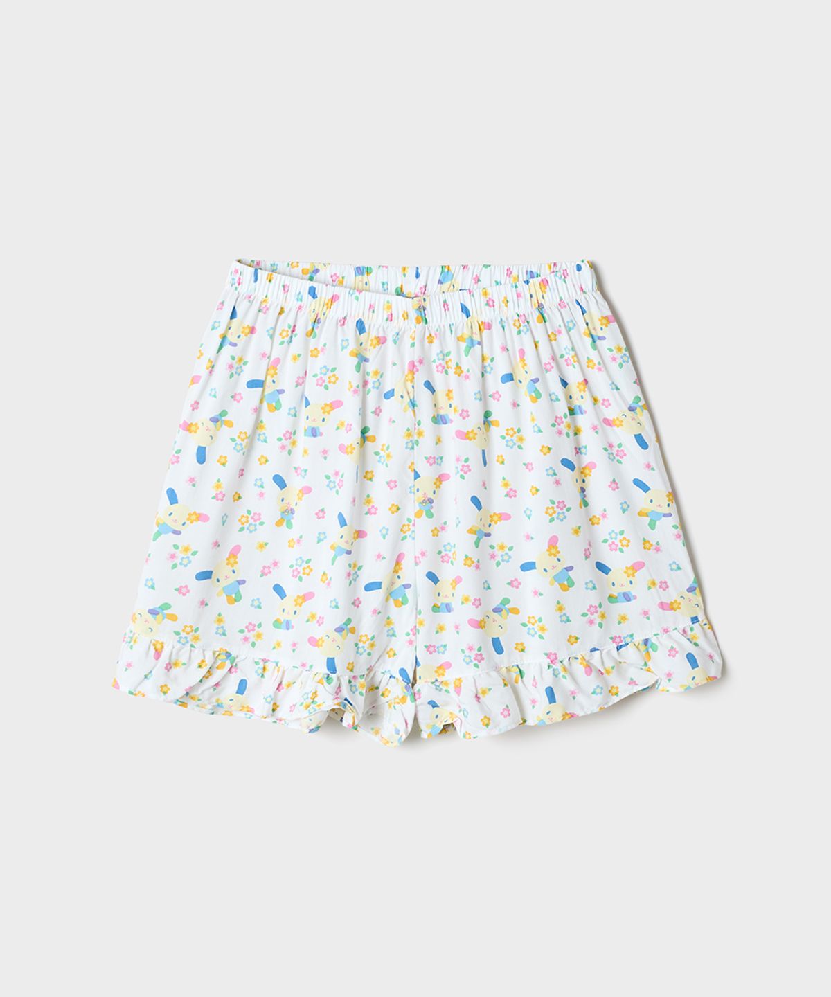 스파오(SPAO) [우사하나] 프릴 민소매 파자마(White)_SPPPG37U30