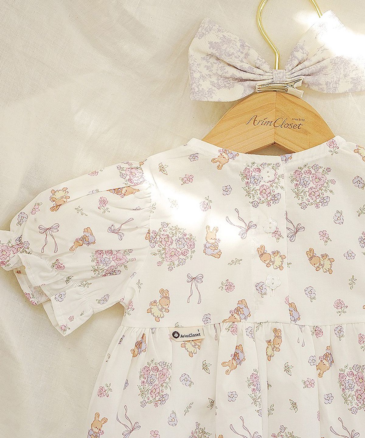 아림클로젯(ARIMCLOSET) 귀여운 아기 토끼의 신나는 하루 - 아기 여름 바디슈트