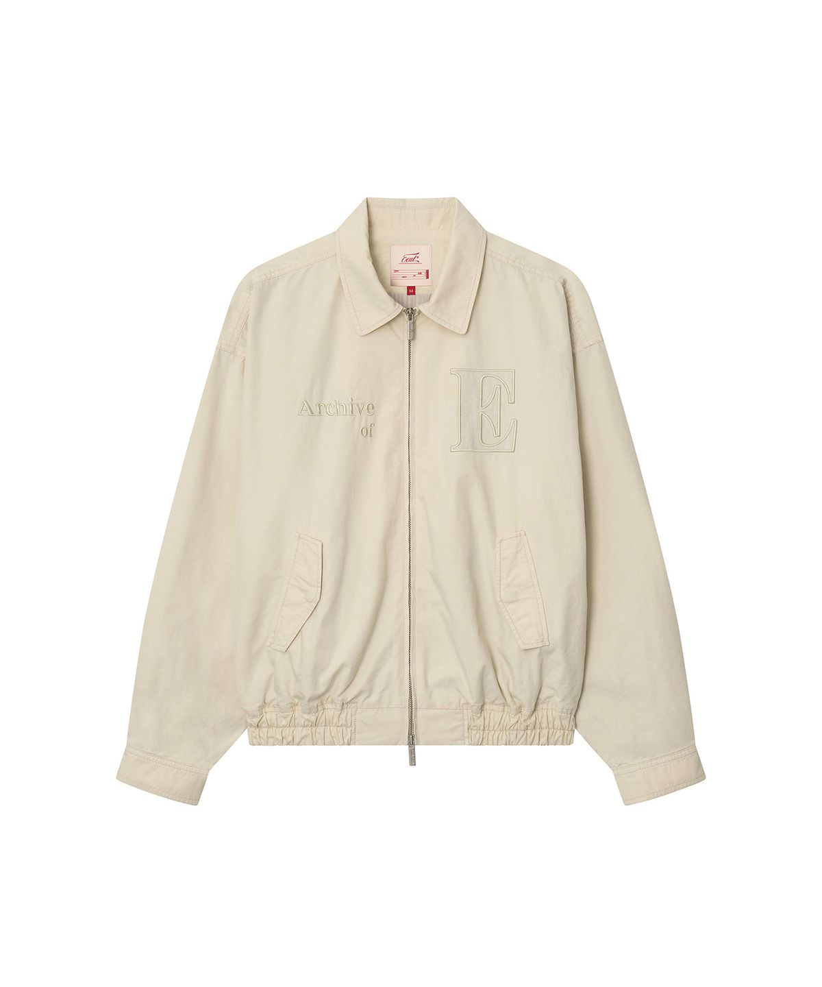 이우트(EEUT) WASHED COTTON BLOUSON JACKET / IVORY