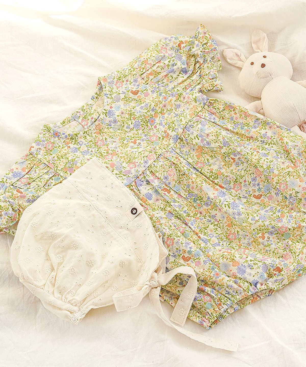 아림클로젯(ARIMCLOSET) 숲속에 귀여운 친구들이 살아요 - 아기 반팔 바디슈트