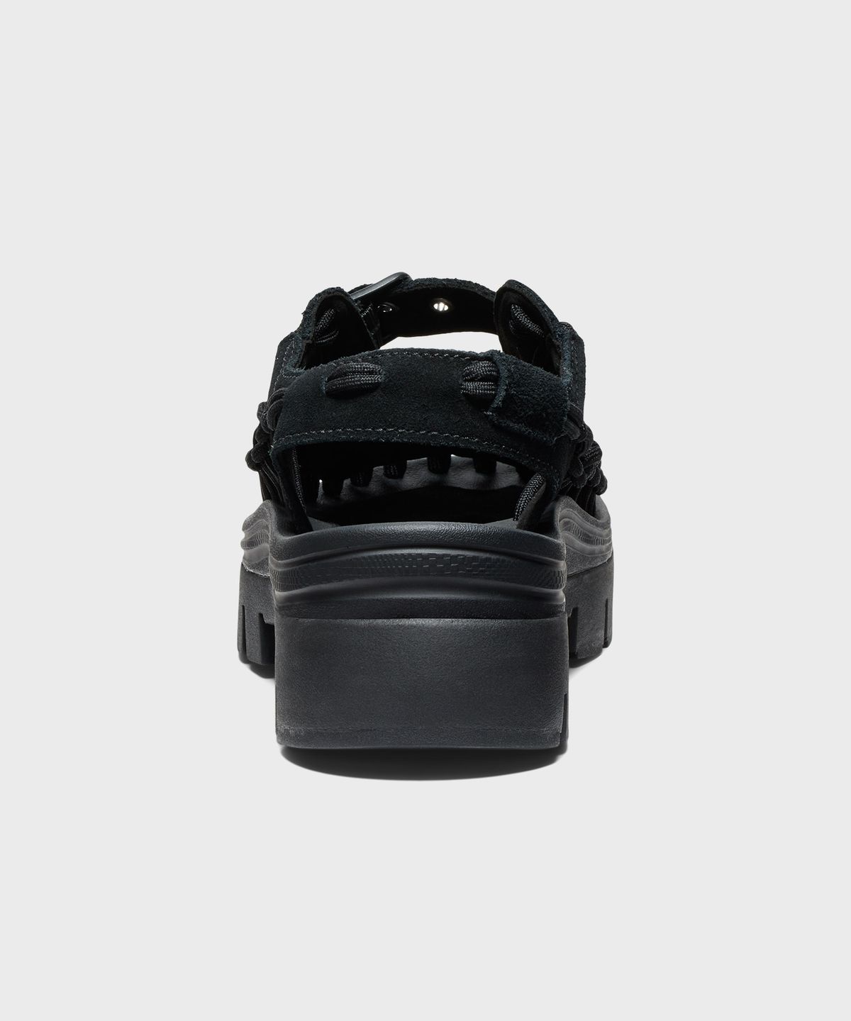 킨(KEEN) 유니크 플랫폼 메리제인 샌들 남여공용 Black/Black