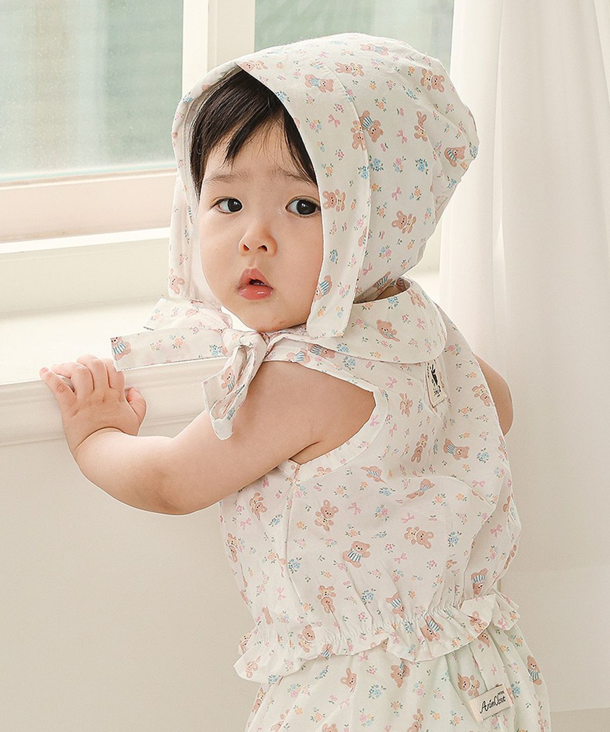 아림클로젯(ARIMCLOSET) 아기곰과 아기 토끼가 여기있죠 - 아기 카라 블라우스