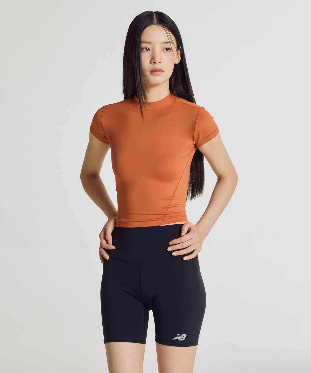 뉴발란스(NEW BALANCE) NBNEG2V432 / WOMEN 디파인 반팔티 (ORANGE)