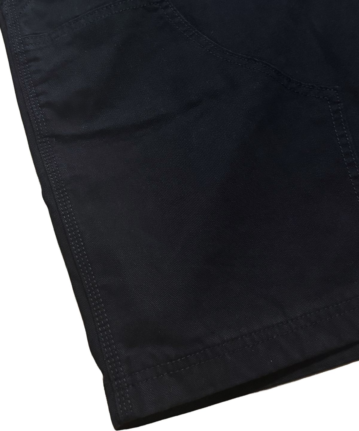 스티그마(STIGMA) WASHED CANVAS CARPENTER BERMUDA PANTS BLACK
