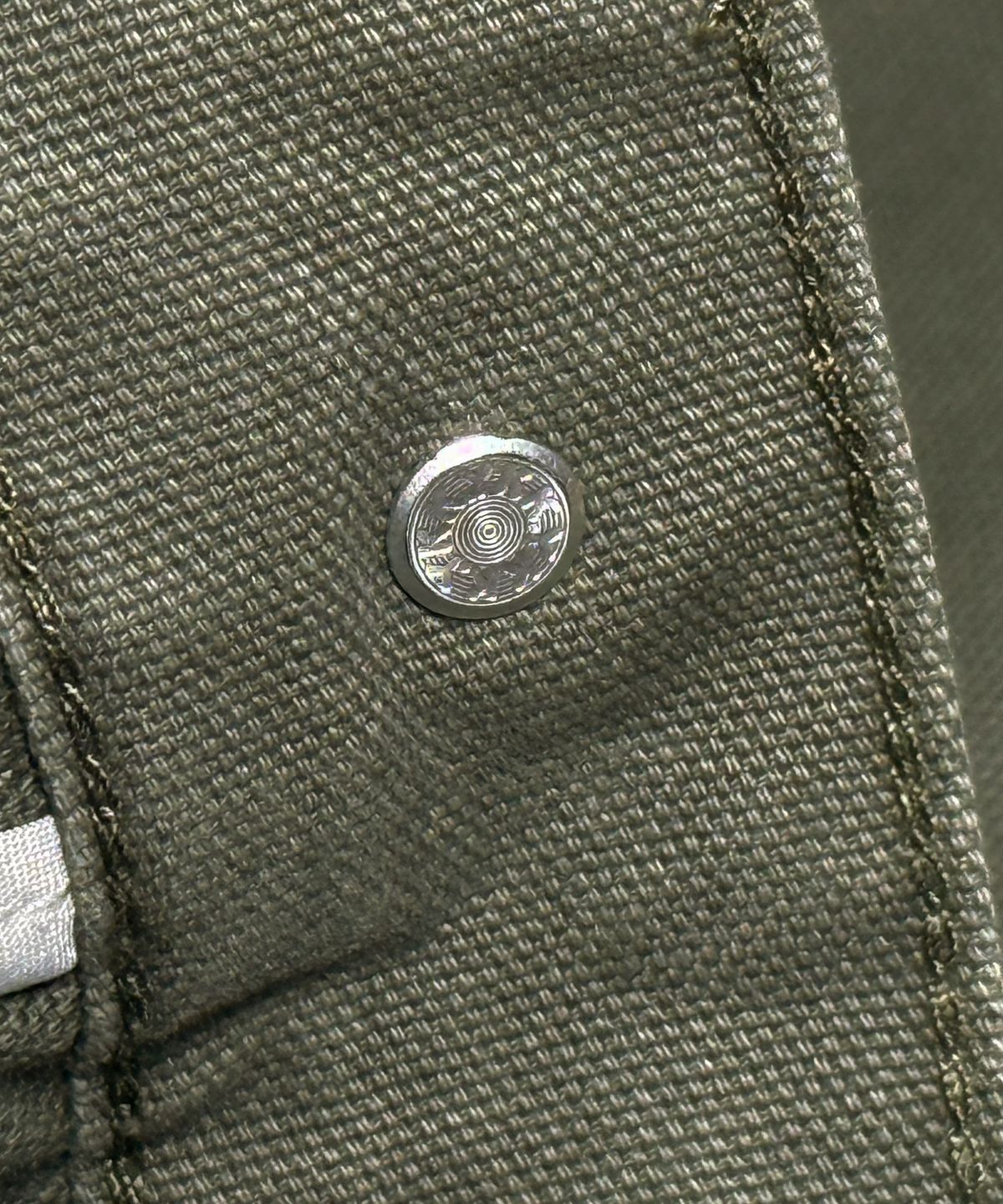 스티그마(STIGMA) WASHED CANVAS CARPENTER BERMUDA PANTS KHAKI
