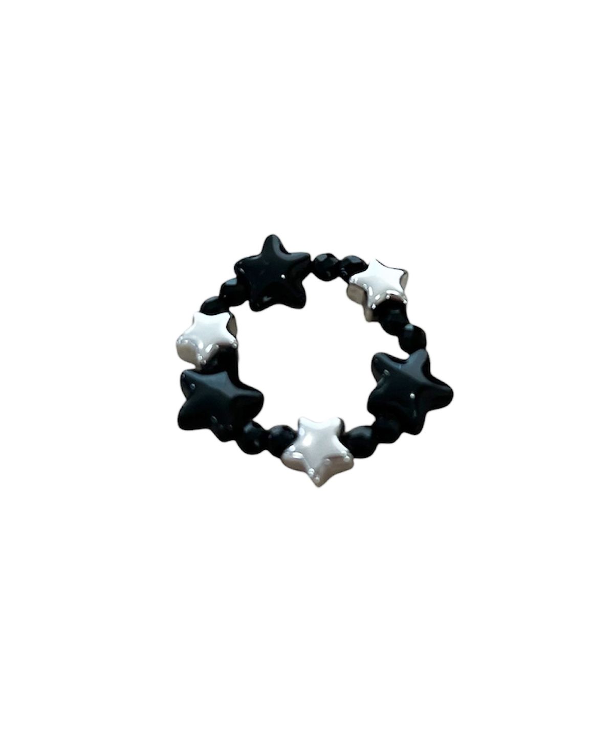 스케이터락(SK8ER ROCK) Darkstar Beads Ring ((Black))