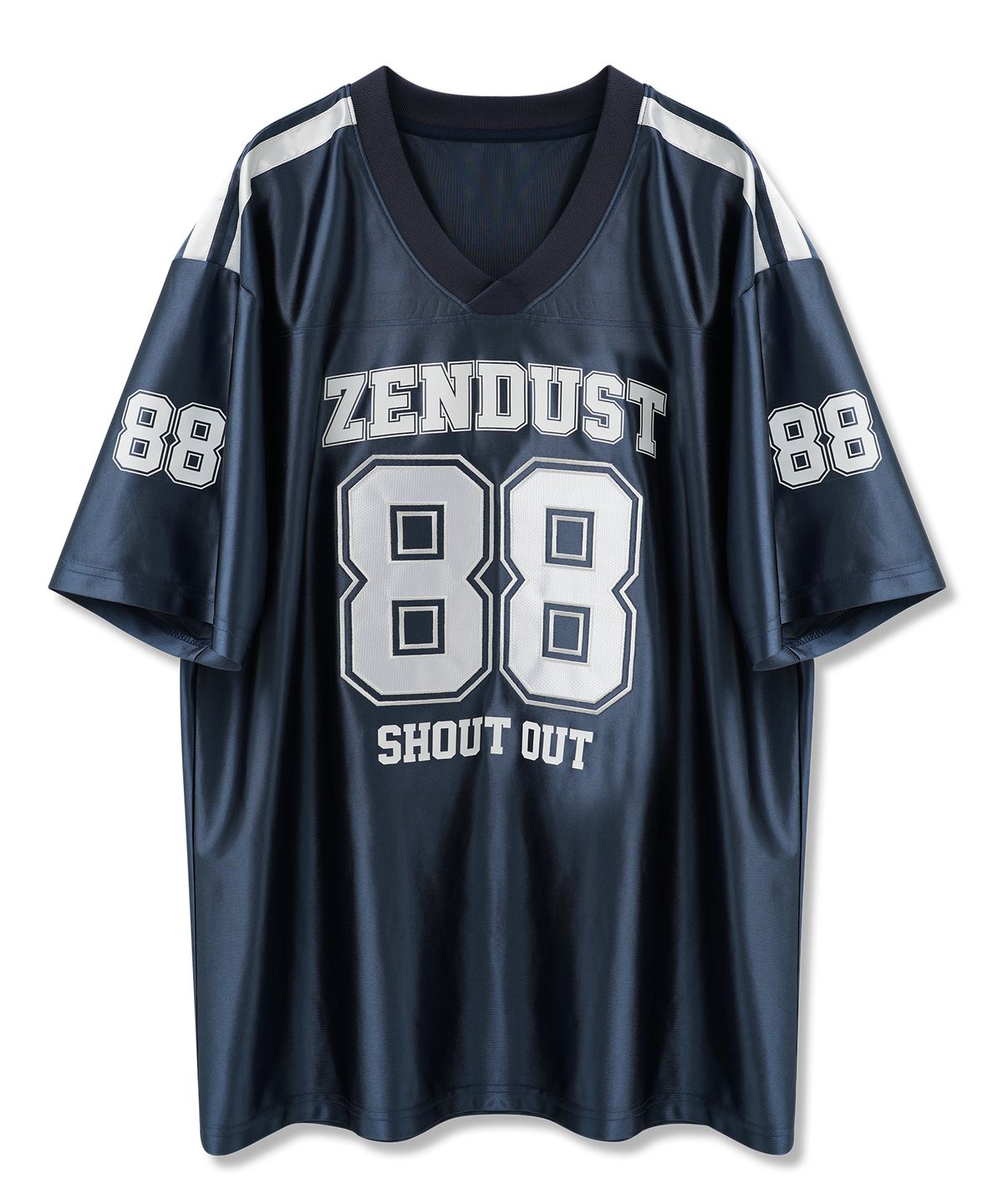 젠더스트(ZENDUST) Offside High Line Football Jersey T-shirt BLACK